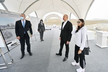 Abşeron rayonunda Palçıq Vulkanları Turizm Kompleksinin təməli qoyulub - YENİLƏNİB
