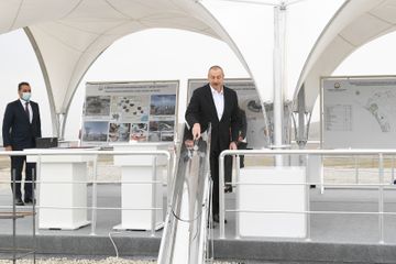 Abşeron rayonunda Palçıq Vulkanları Turizm Kompleksinin təməli qoyulub - YENİLƏNİB