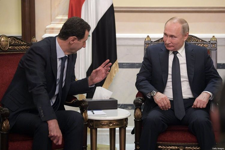 Путин и Асад провели телефонный разговор