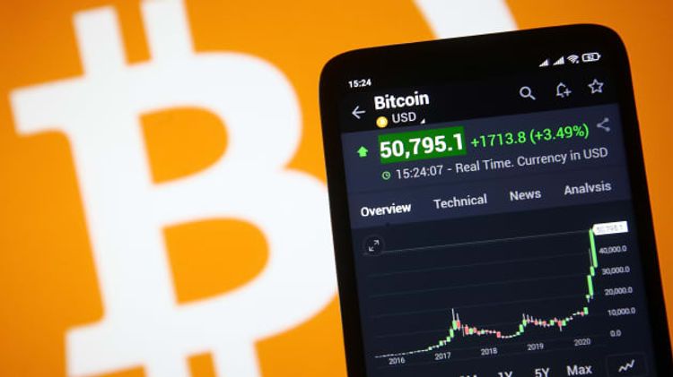 Bitcoin climbs 8% as cryptocurrency market attempts a comeback from last week’s plunge