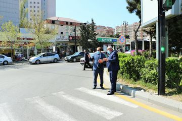 AAYDA 20 Yanvar və Asif Məhərrəmov küçələrinin kəsişməsində yaranan problemi həll edib   - FOTO