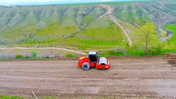 İsmayıllıda avtomobil yolu yenidən qurulur - FOTO