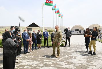 Prezident İlham Əliyev və birinci xanım Mehriban Əliyeva Cəbrayıl və Zəngilan rayonlarında olublar  - YENİLƏNİB