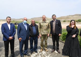 Prezident İlham Əliyev və birinci xanım Mehriban Əliyeva Cəbrayıl və Zəngilan rayonlarında olublar  - YENİLƏNİB