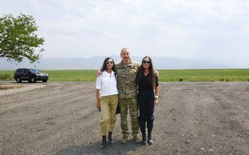 Prezident İlham Əliyev və birinci xanım Mehriban Əliyeva Cəbrayıl və Zəngilan rayonlarında olublar  - YENİLƏNİB