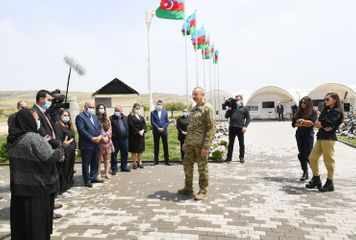 Президент Ильхам Алиев и первая леди Мехрибан Алиева побывали в Джабраильском и Зангиланском районах - ОБНОВЛЕНО