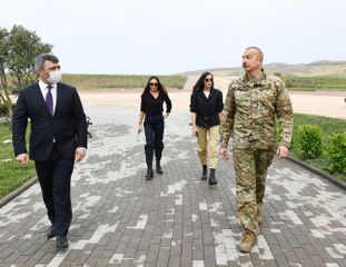 Президент Ильхам Алиев и первая леди Мехрибан Алиева побывали в Джабраильском и Зангиланском районах - ОБНОВЛЕНО