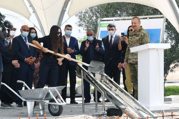 Президент Ильхам Алиев и первая леди Мехрибан Алиева побывали в Джабраильском и Зангиланском районах - ОБНОВЛЕНО