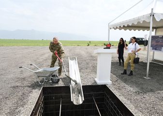 Президент Ильхам Алиев и первая леди Мехрибан Алиева побывали в Джабраильском и Зангиланском районах - ОБНОВЛЕНО