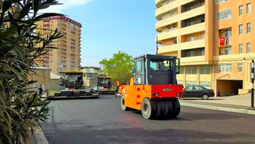 Xətai rayonunda iki əsas küçə təmir edilir - FOTO