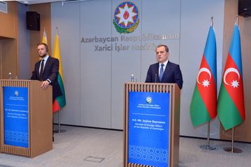 Bakıda Azərbaycan və Litva XİN başçılarının görüşü keçirilib - YENİLƏNİB-1