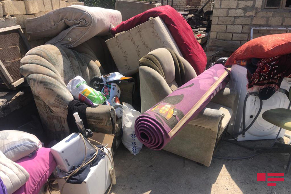 Sumqayıtda ata oğlu və gəlinin yaşadığı evi yandırıb - FOTO  - VİDEO  -  YENİLƏNİB 