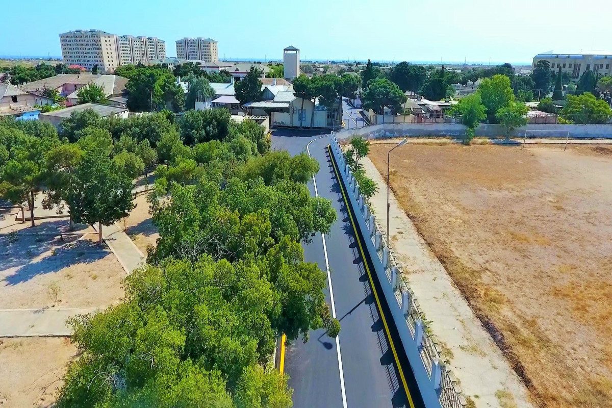 Pirallahıda Mübariz İbrahimov küçəsi təmir olunub