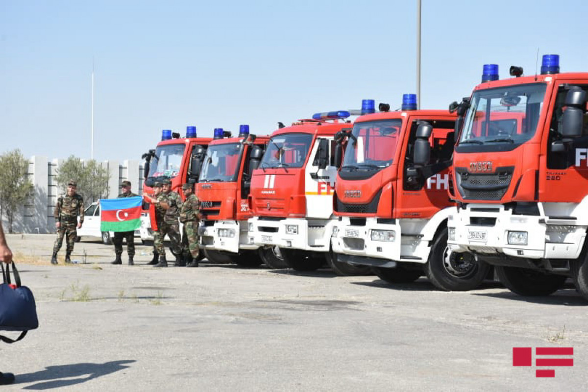 Next group of fire and rescue forces of Azerbaijan MES 