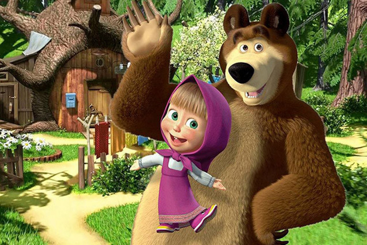 Очередной выпуск мультфильма «Маша и медведь» подготовлен по сюжету азербайджанской сказки «Джиртдан»-ВИДЕО 