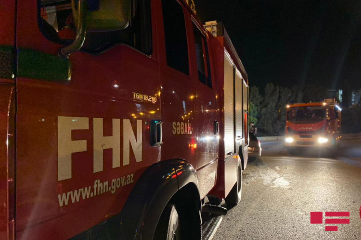 Ağstafada fərdi yaşayış evində anidən yanğın baş verib