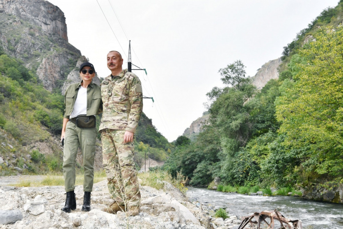 President Ilham Aliyev and First Lady Mehriban Aliyeva visited Kalbajar and Lachin districts-UPDATED 