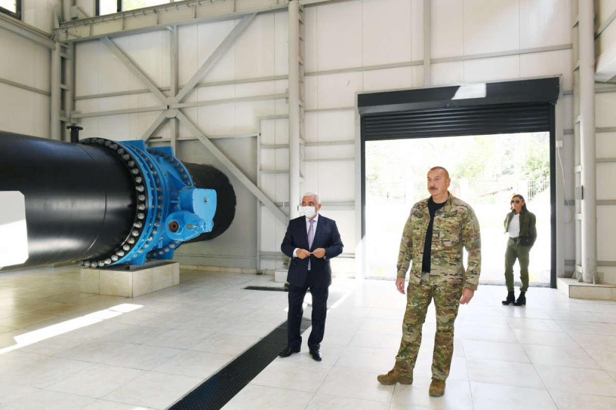 Kəlbəcər Kiçik Su Elektrik Stansiyasında görülən işlərlə tanışlıq