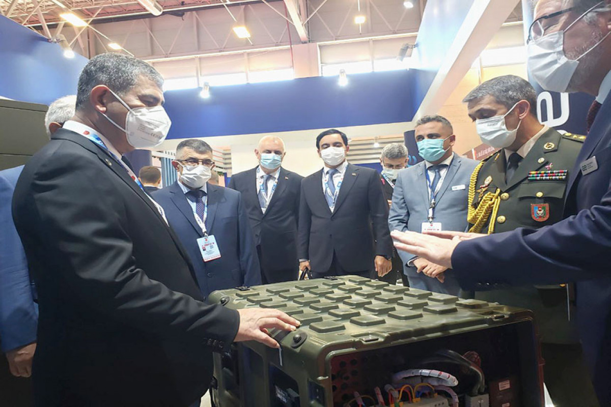 Azerbaijan's Minister of Defense took part in the opening ceremony of IDEF-2021