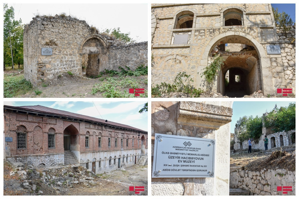 Ворота в рай, барельеф, найденный в доме-музее Узеир бея -ФОТО 