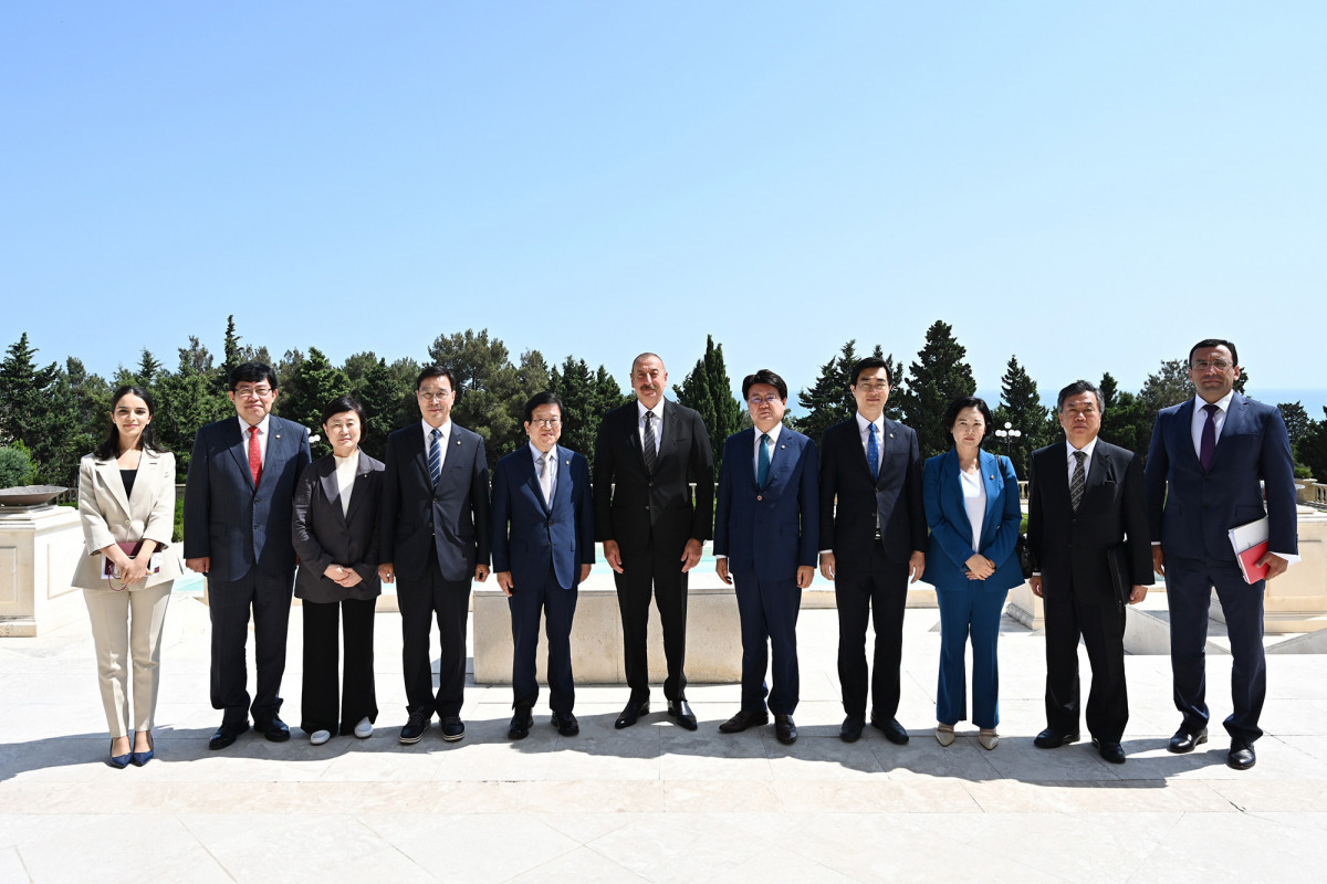 President Ilham Aliyev received chair of the Korean National Assembly