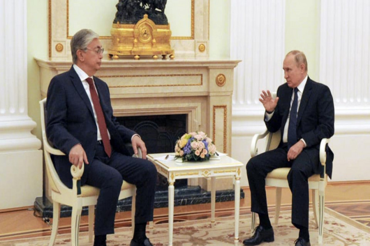 Rusiya və Qazaxıstan prezidentləri Moskvada görüşüb