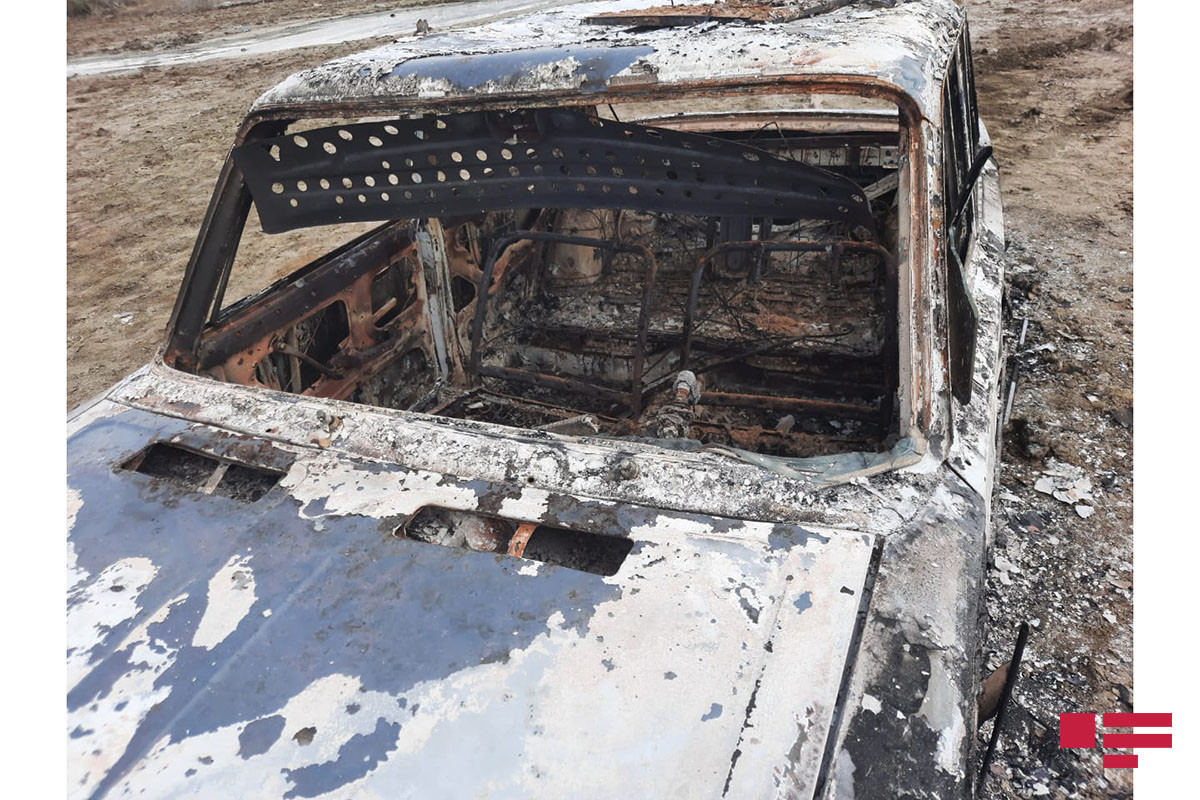 Şirvanda avtomobili oğurlayaraq yandıran şəxsin üzərində narkotik aşkar edilib  - FOTO  - VİDEO 