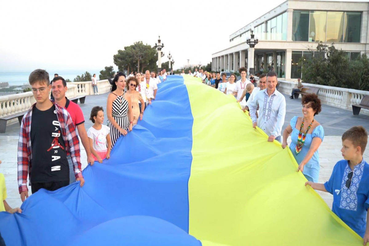 Посольство Украины в Азербайджане отпраздновало День Государственного Флага и День Независимости страны-ВИДЕО 