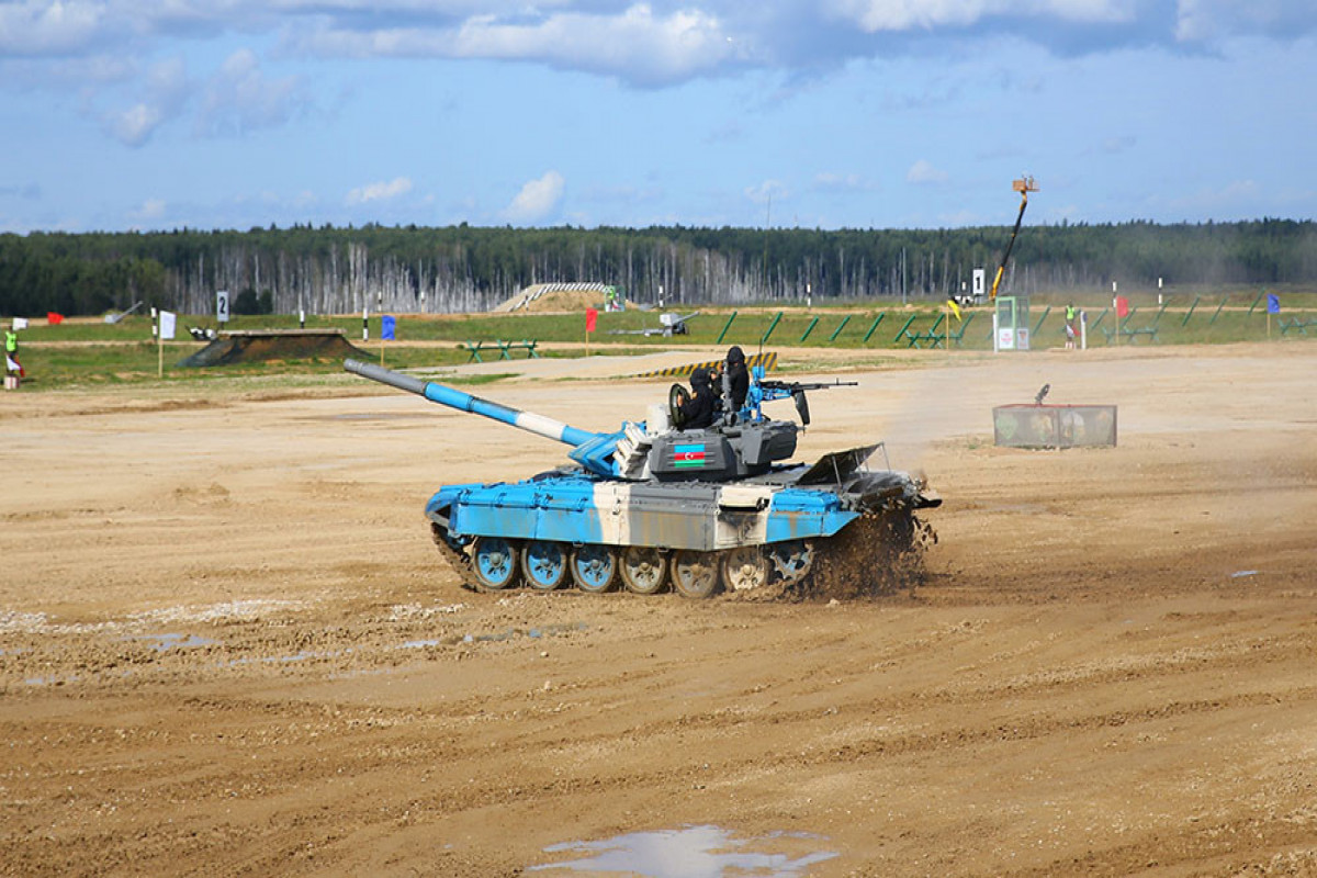 MoD: Azerbaijani servicemen have started the first competition in the "Tank Biathlon" contest-PHOTO 