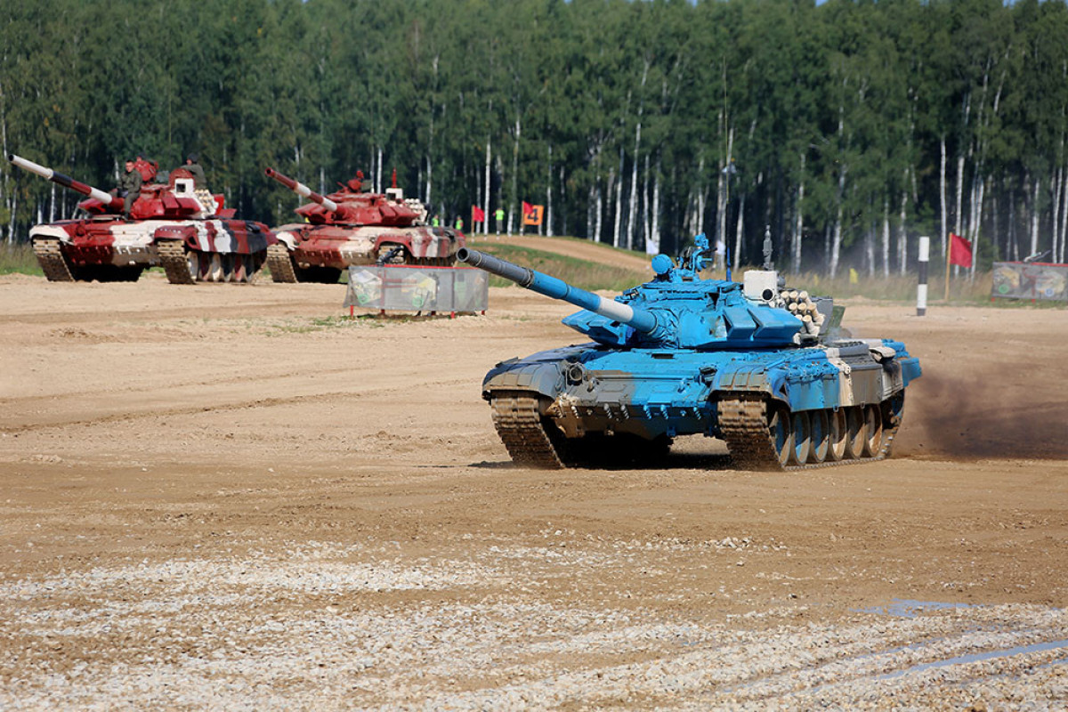 Azerbaijani servicemen have started the first competition in the "Tank Biathlon" contest