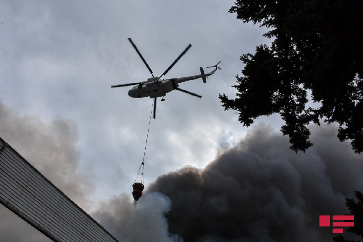 МЧС: Мероприятия по тушению пожара в горной местности в Габале продолжаются-ОБНОВЛЕНО-1 -ВИДЕО 