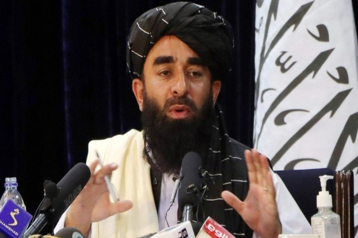 Taliban spokesperson Zabihullah Mujahid