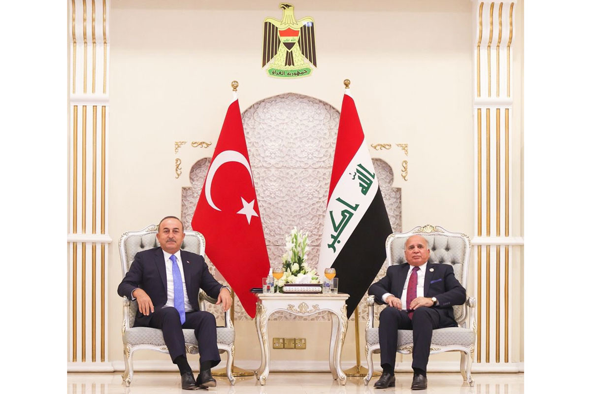 Mövlud Çavuşoğlu iraqlı həmkarı ilə görüşüb