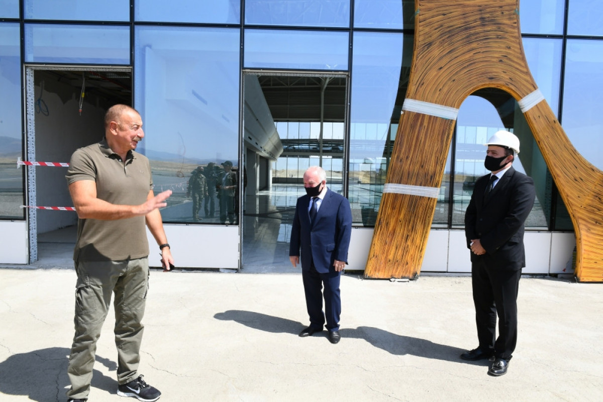 Prezident İlham Əliyev Füzuli aeroportunu Qarabağın hava qapısı adlandırıb - VİDEO 