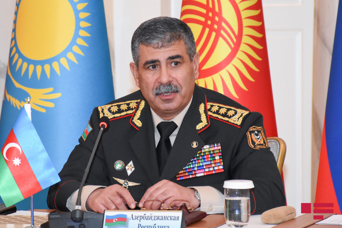 Minister of Defense of the Republic of Azerbaijan Colonel General Zakir Hasanov