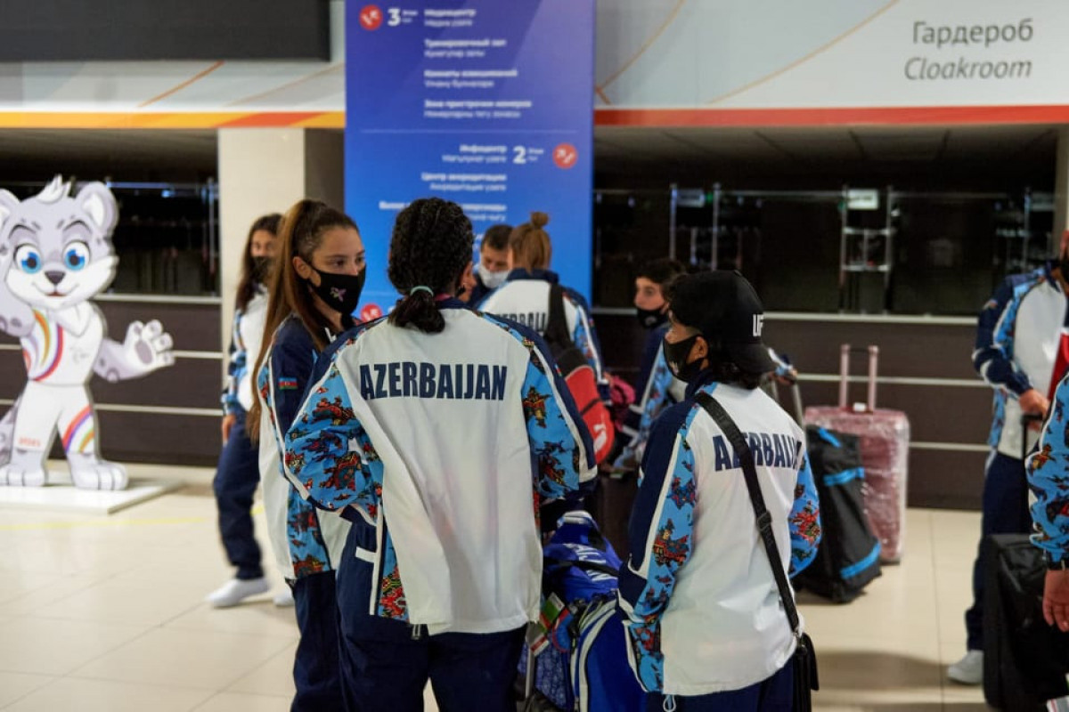 First group of delegation, which will represent Azerbaijan in I CIS Games, arrived in Kazan-PHOTOLENT 