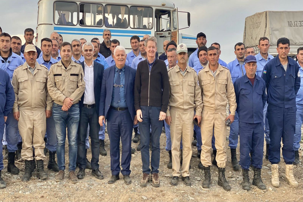 British Ambassador to Azerbaijan got acknowledged with demining works in Terter