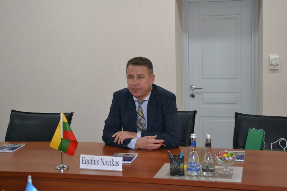 Ambassador Extraordinary and Plenipotentiary of the Republic of Lithuania to Azerbaijan Egidijus Navikas