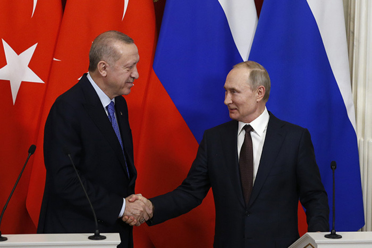 Turkish President Recep Tayyip Erdogan, Russian President Vladimir Putin