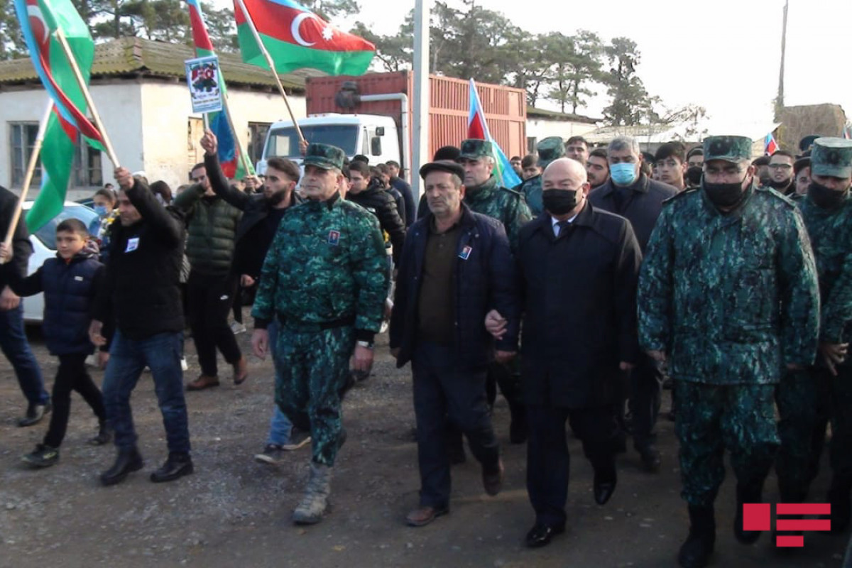 Farewell ceremony to SBS officer, died in the helicopter crash, is held in Beylagan