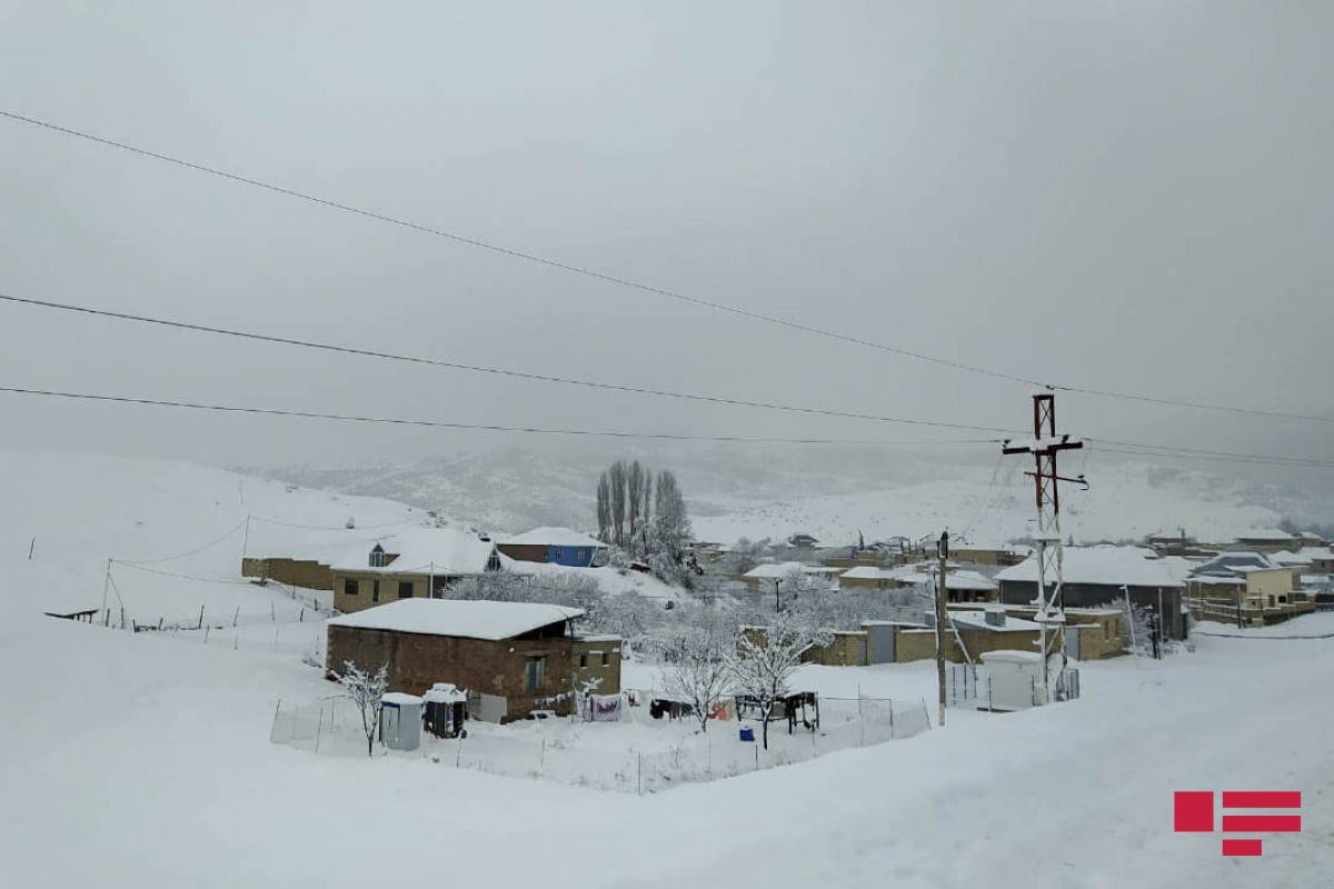 В Хыналыге высота снежного покрова достигла 34 см-ФАКТИЧЕСКАЯ ПОГОДА  