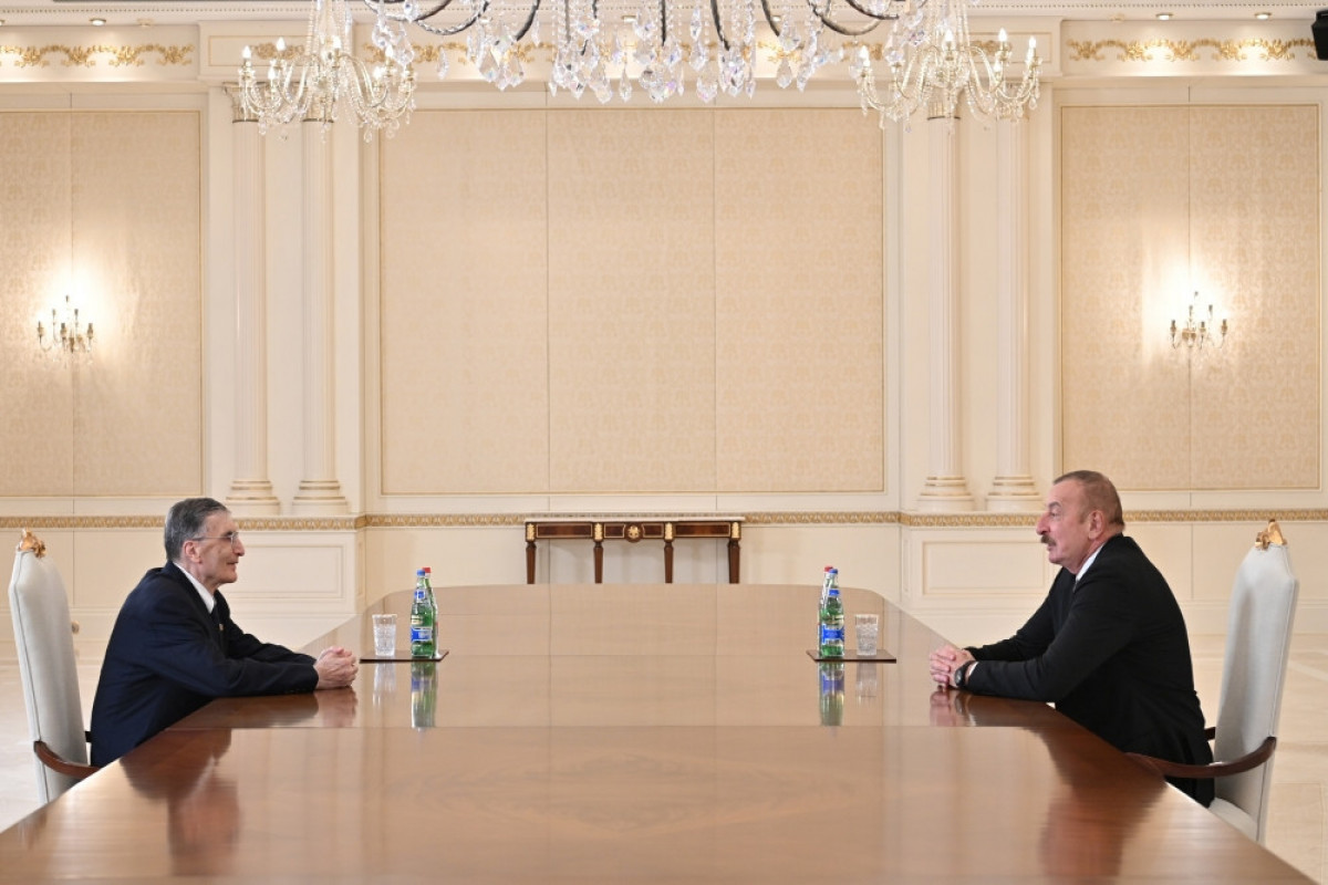 President Ilham Aliyev receives Aziz Sancar