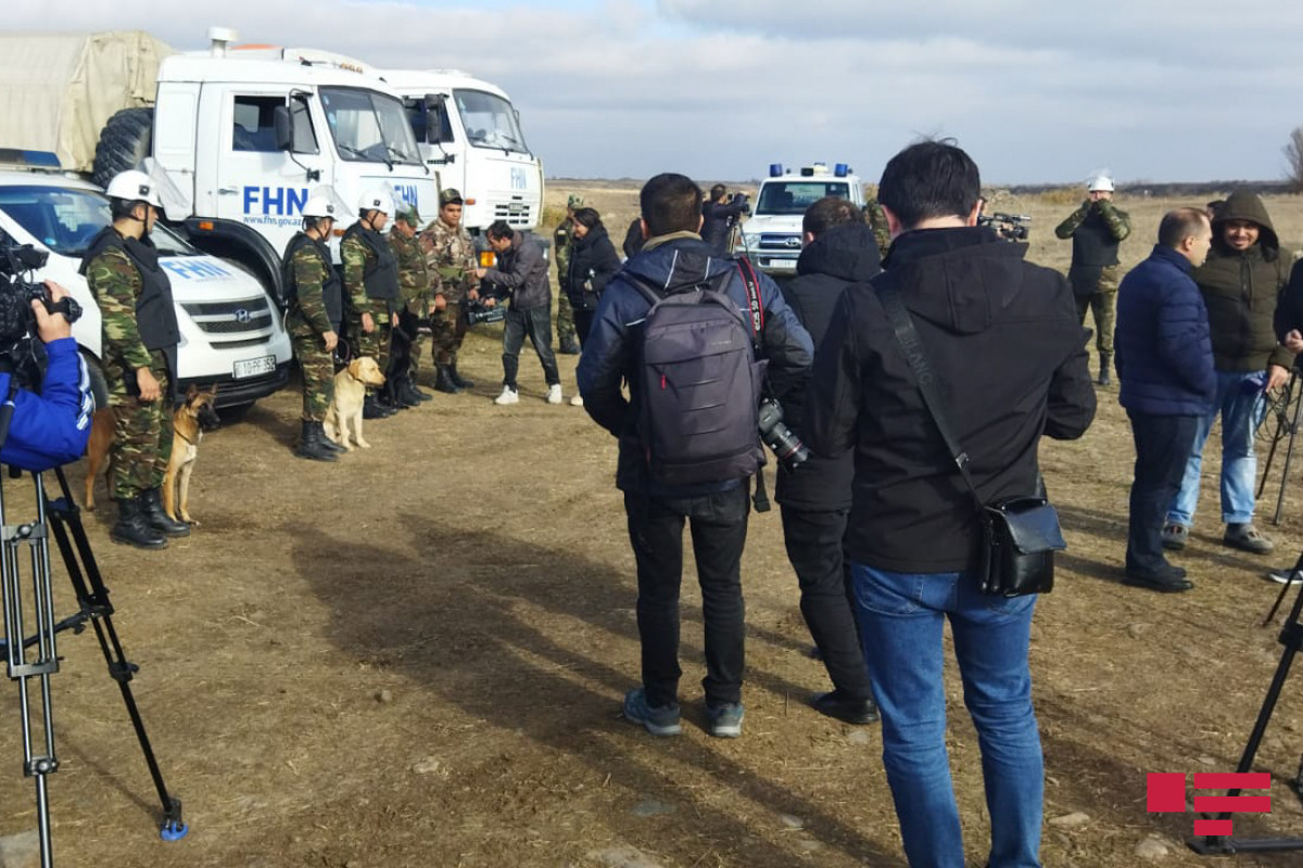 Media representatives get acquainted with demining operations in Azerbaijan’s Aghdam-PHOTO 