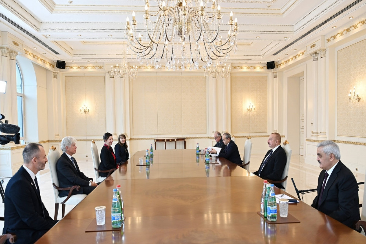 Azerbaijani President receives President of Exploration and Production of TOTAL Energies  