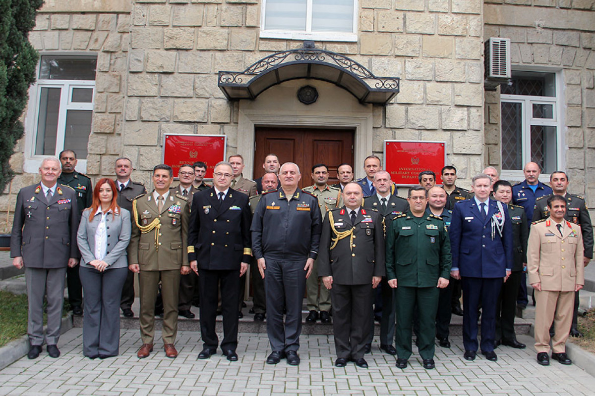 Meeting held with participation of military attaches, representatives of intl. organizations