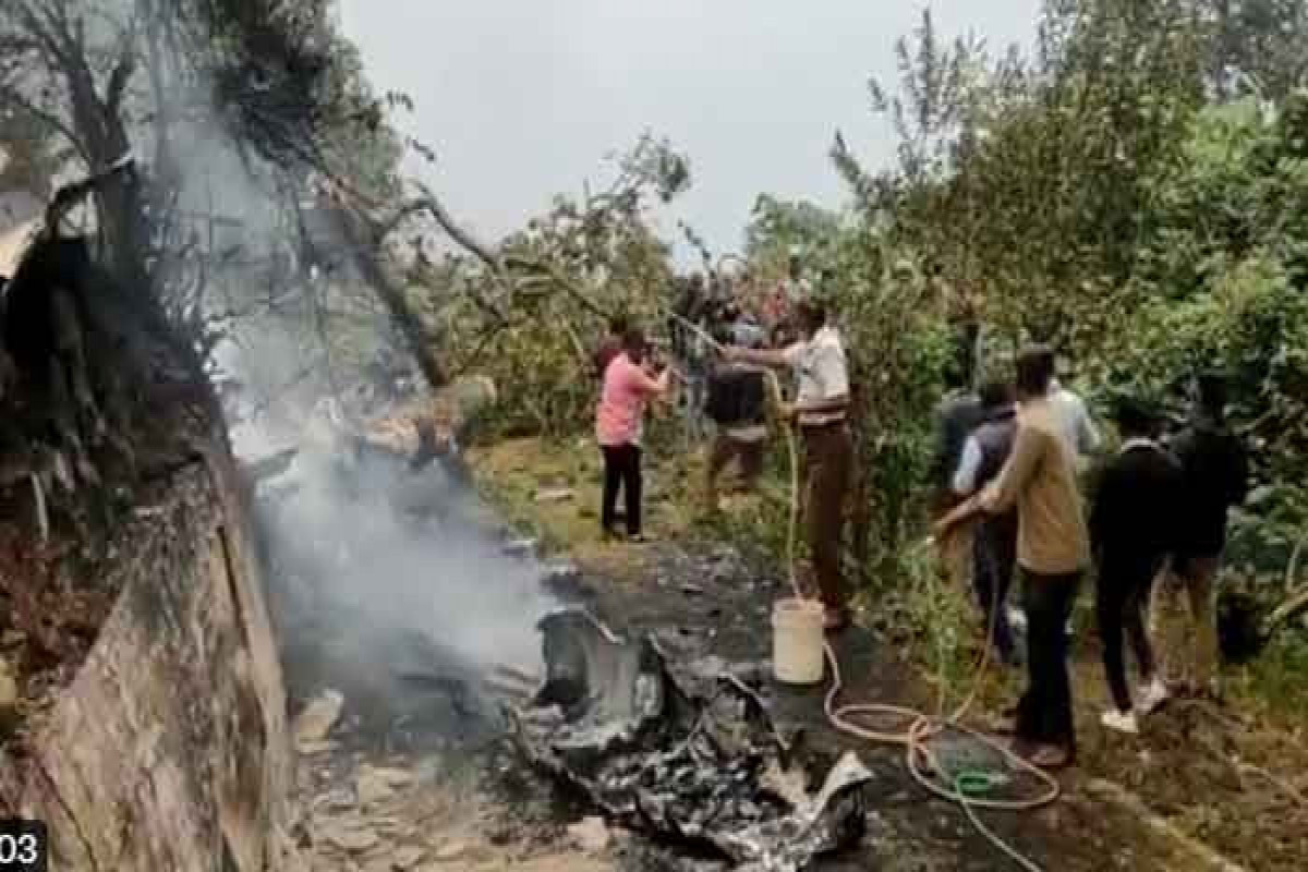 India armed forces head among 13 dead in helicopter crash-UPDATED -VIDEO 