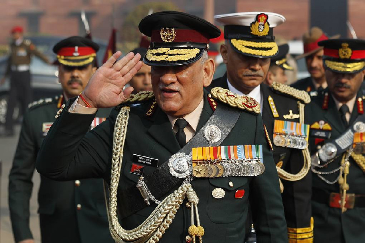 Начальник Штаба обороны ВС Индии генерал Бипин Рават