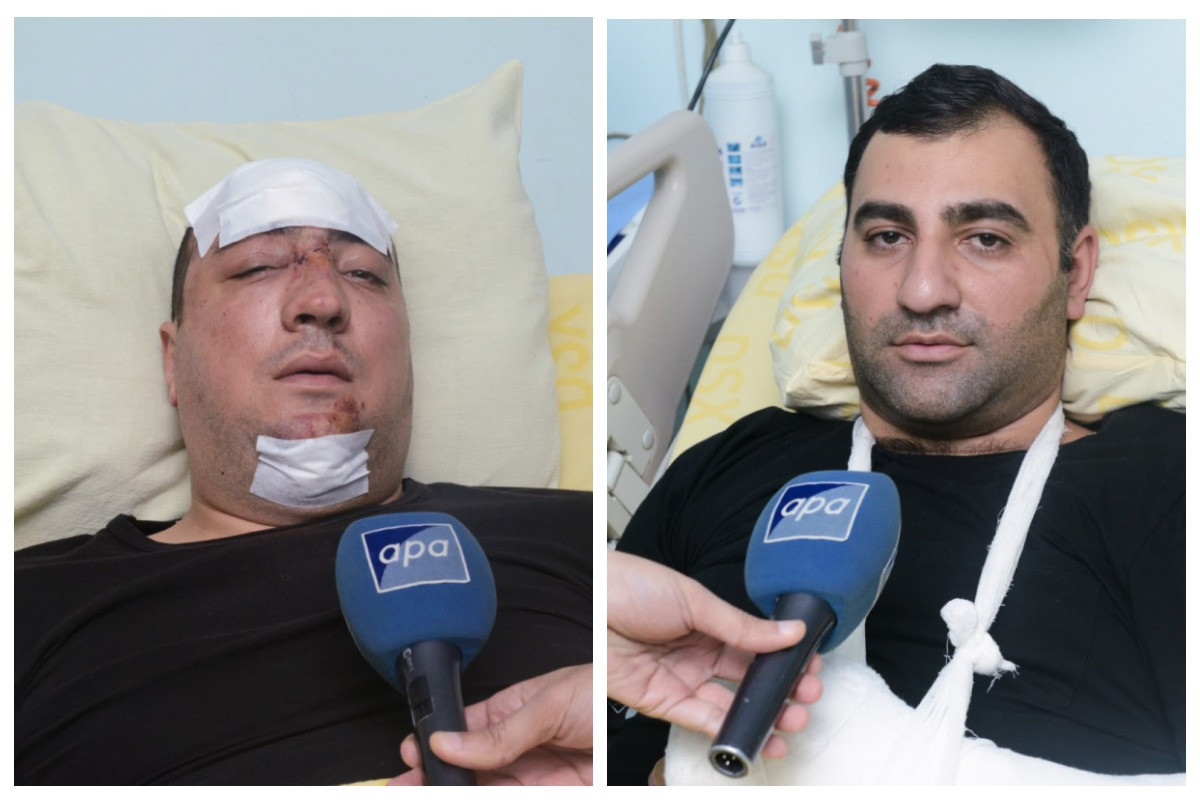 Helikopter qəzasında xəsarət alan hərbçilər