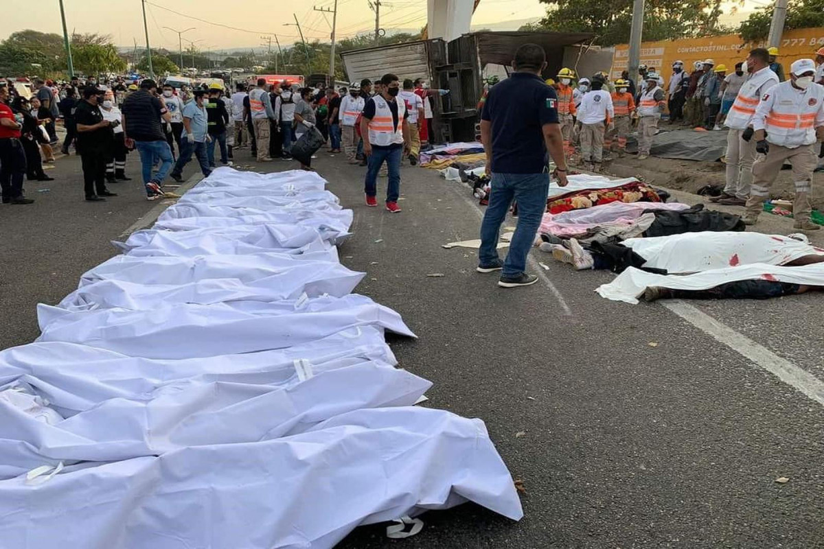 Meksikada yol qəzasında 49 miqrant həlak olub