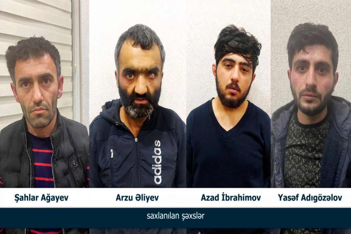 Oğurluğa görə saxlanılan şəxslər
